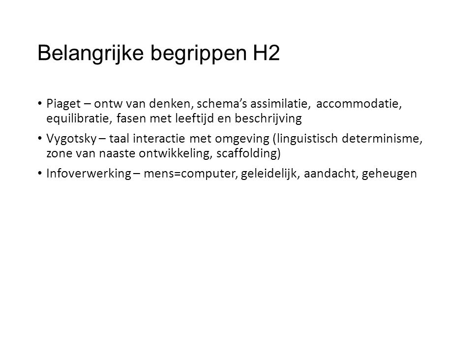 Ontwikkelingspsychologie ppt download